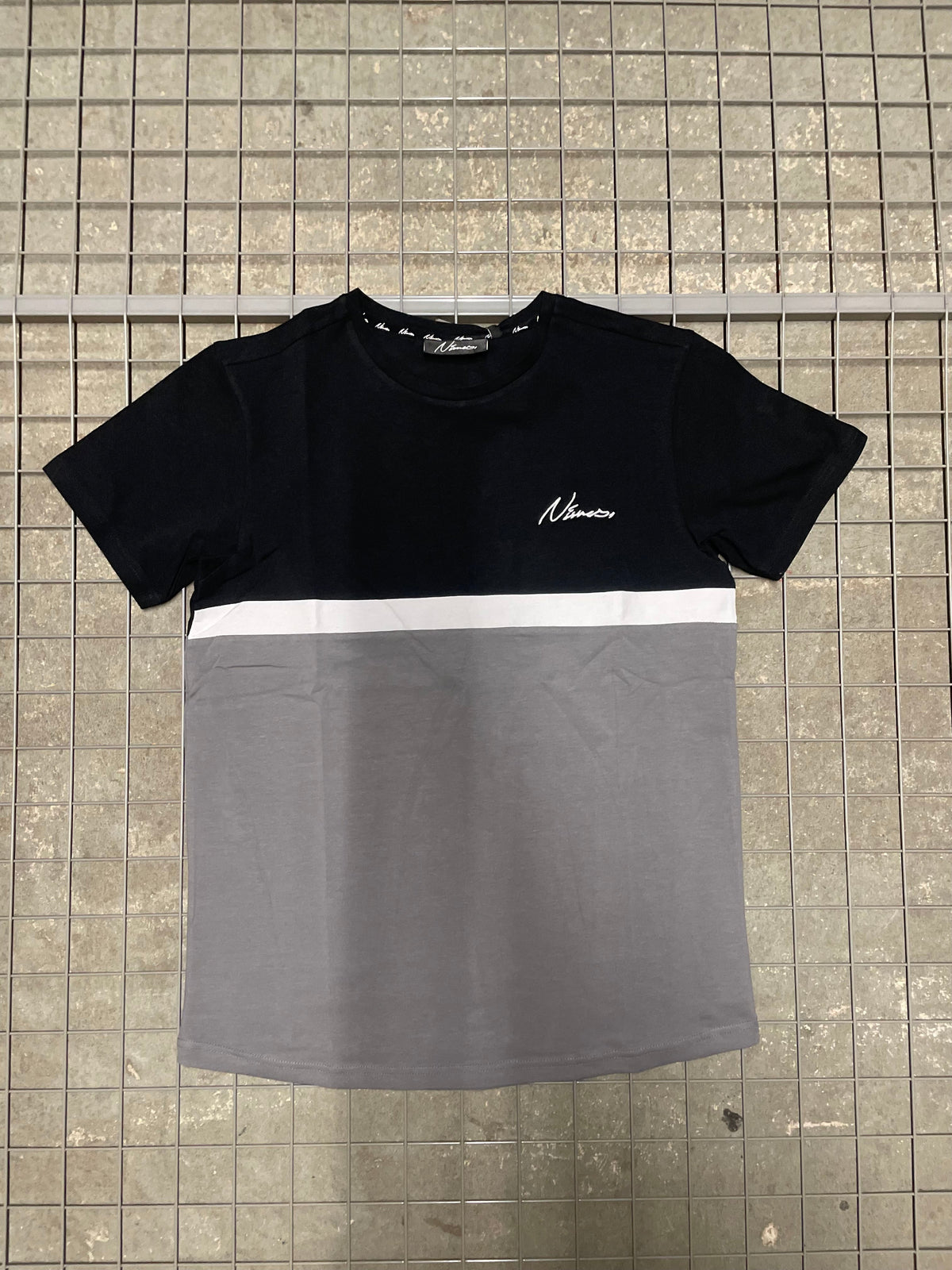 Panel Slim Fit T-Shirt - Grey (SAMPLE)