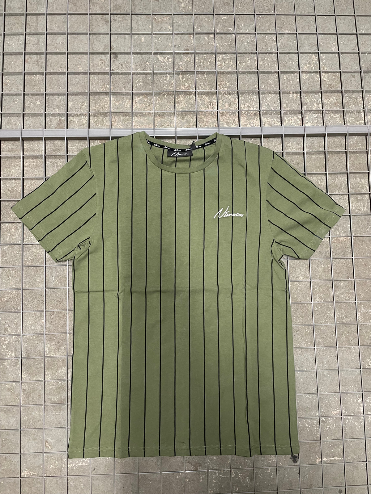Stripe Slim Fit T-Shirt - Khaki (SAMPLE)
