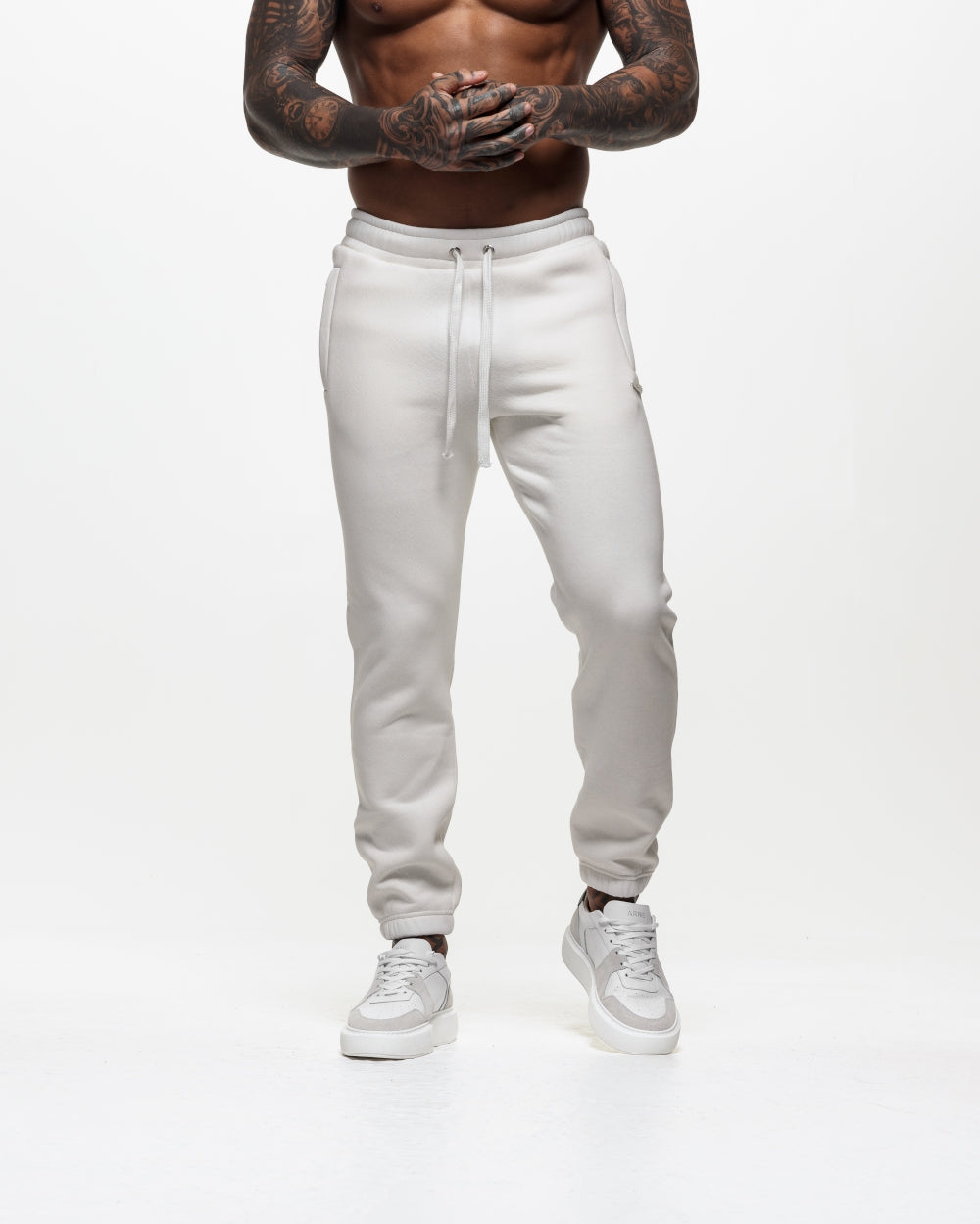 Blank Essential Regular Fit Joggers - Off White