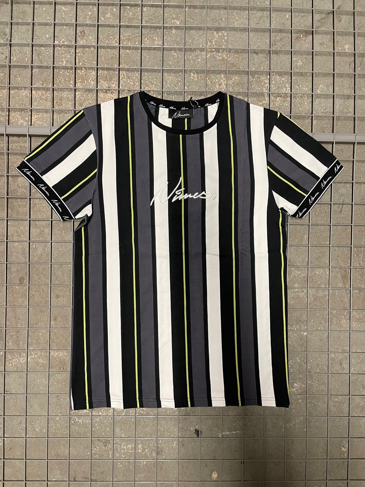 Stripe Slim Fit T-Shirt - Neon (SAMPLE)