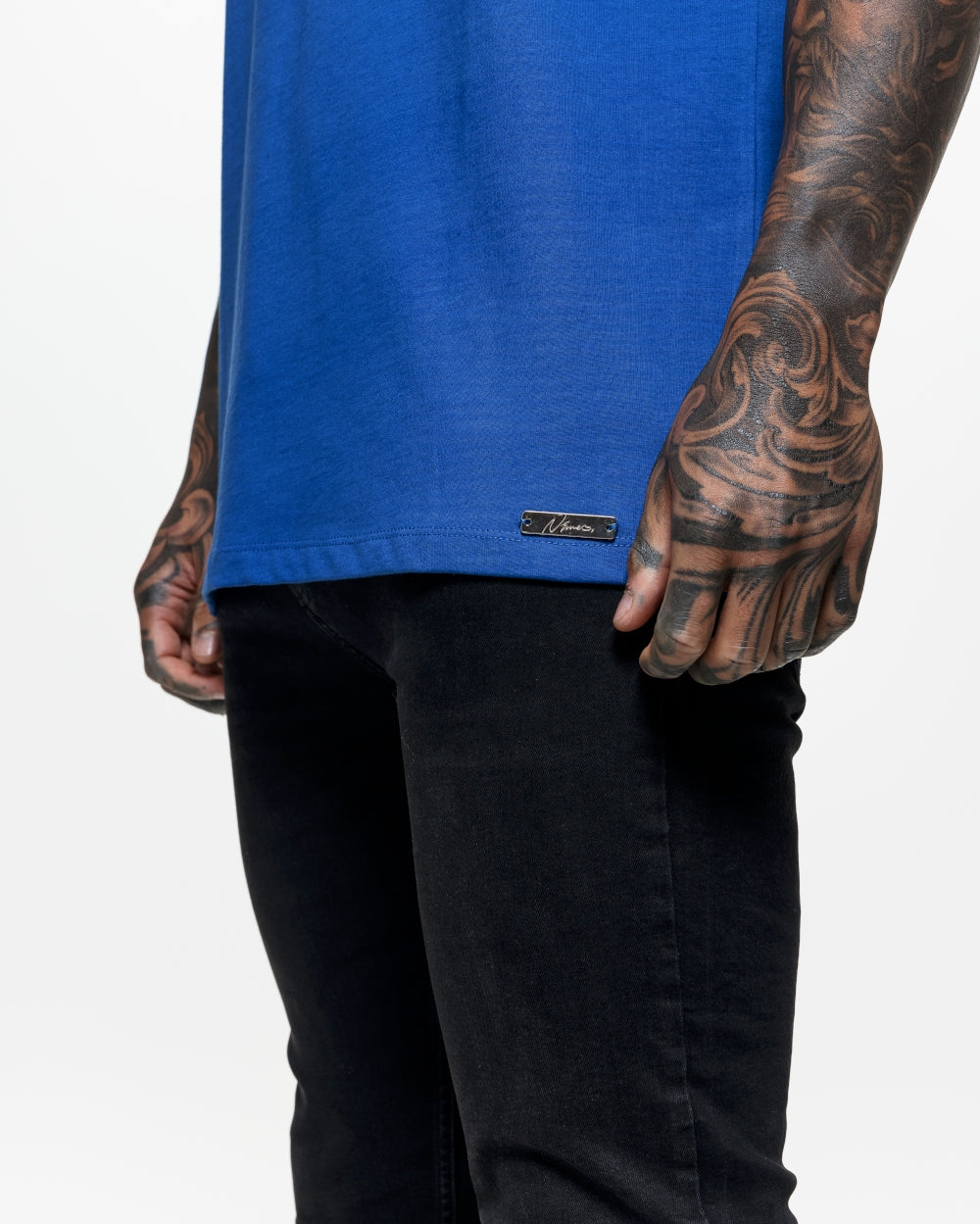 Blank Essential Oversized T-Shirt - Cobalt Blue