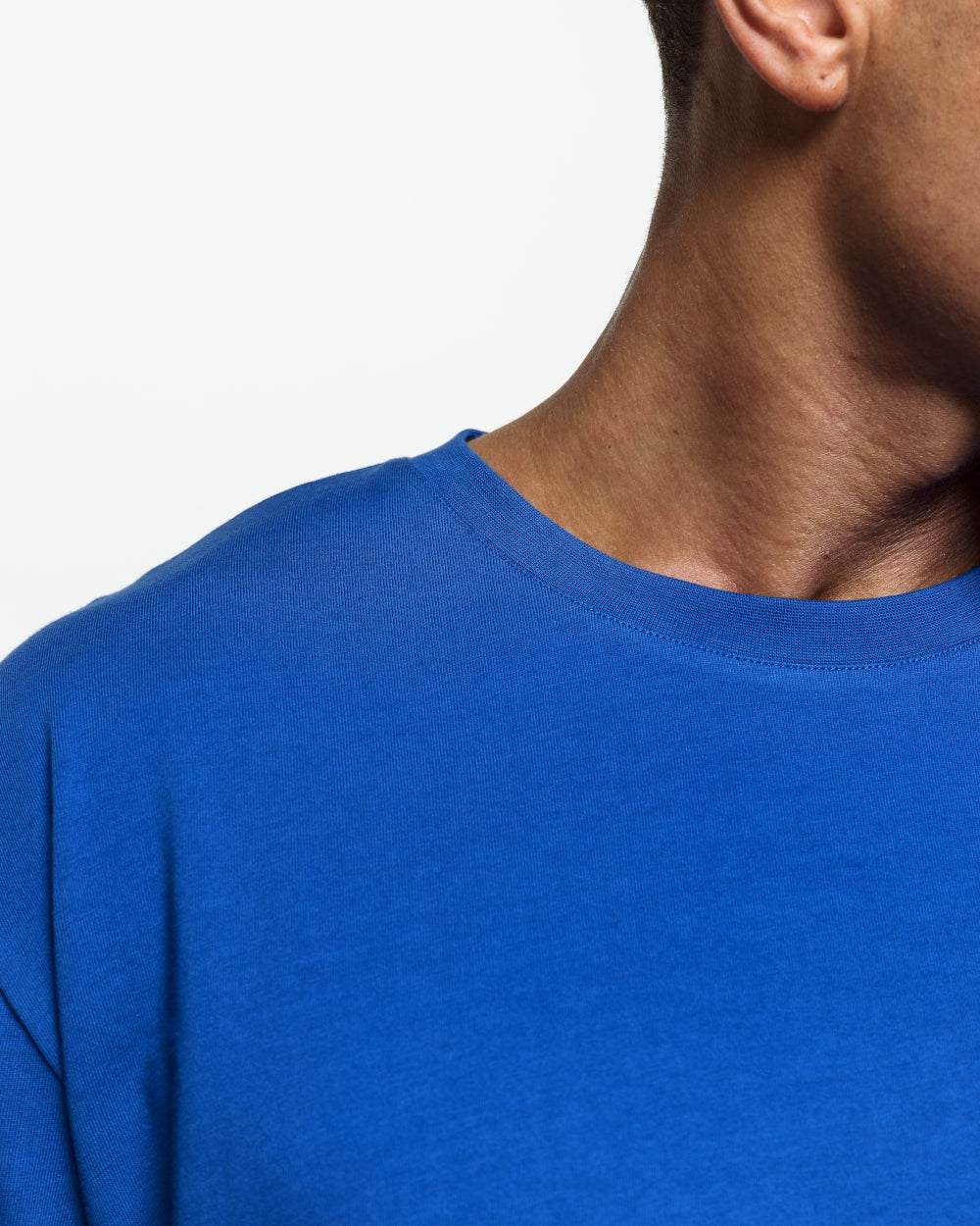 Blank Essential Oversized T-Shirt - Cobalt Blue