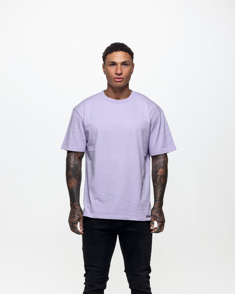 Blank Essential Oversized T-Shirt - Lilac