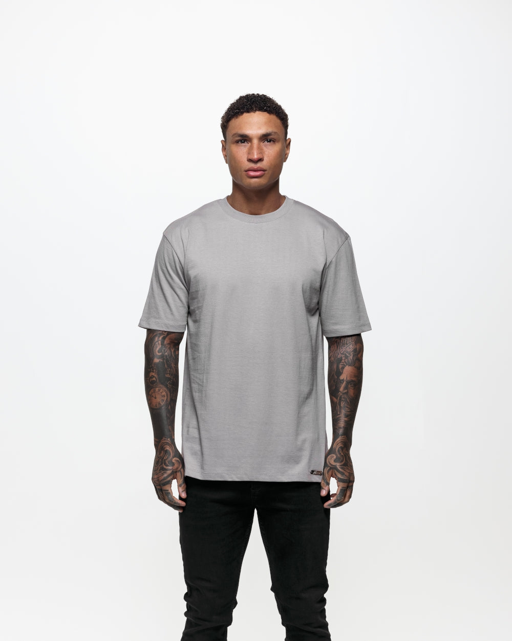 Blank Essential Oversized T-Shirt - Putty
