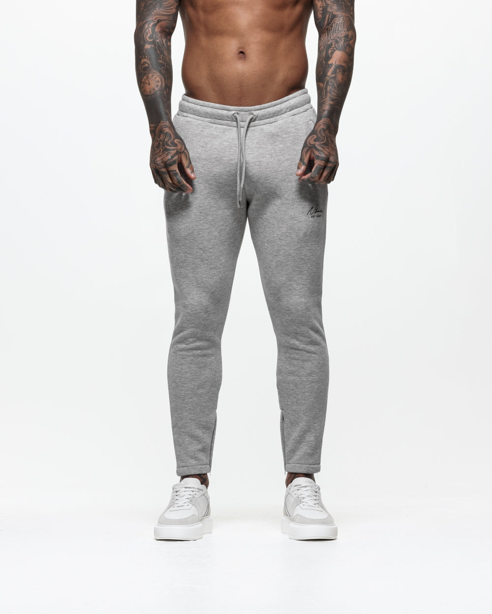 Relaxed Fit Sweatpants - Grey marl - Men